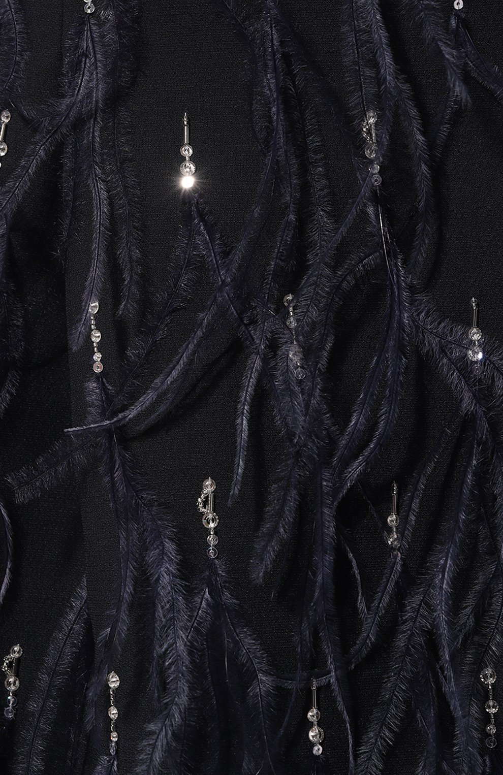 Юбка с отделкой перьями VALENTINO, арт. 5B3RABH41CF, фото 5