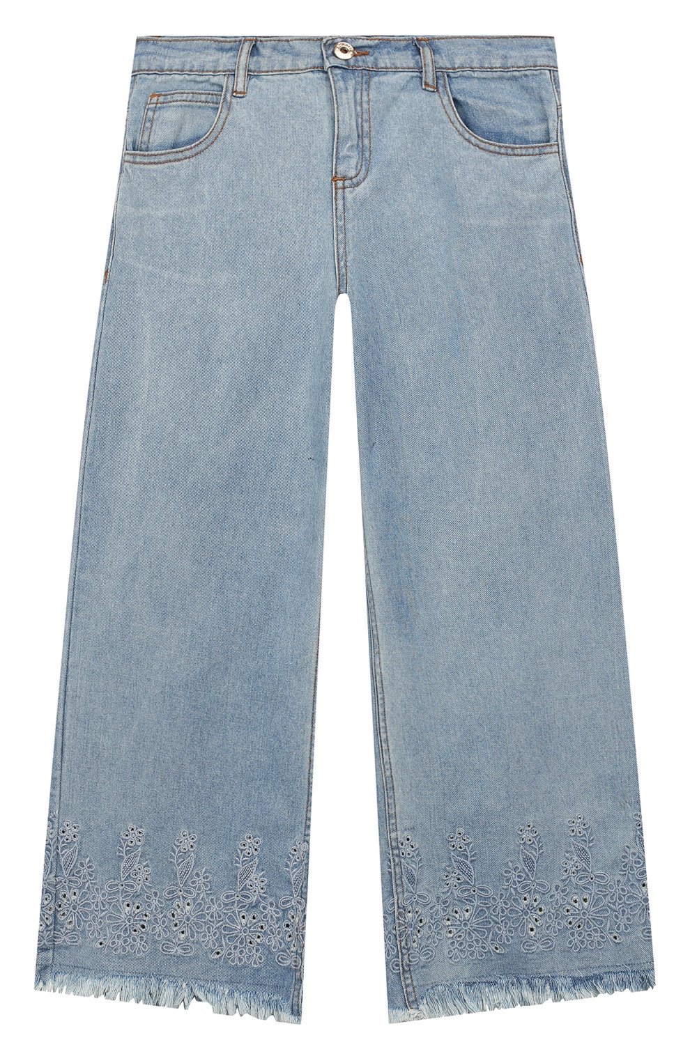 Укороченные джинсы TWINSET, арт. GJ2250/6A-10A, фото 1