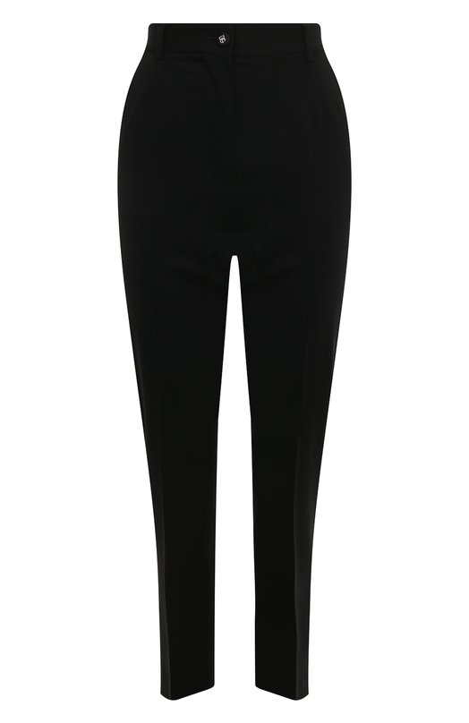 Шерстяные брюки Dolce & Gabbana FTAM2T/FUBF0 Чёрный FTAM2T/FUBF0