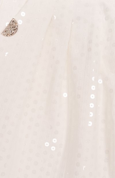 Джинсовые шорты ELIE SAAB JUNIOR кремового цвета по цене 43900 руб., арт. EFPA019/TS1075, фото 3 Джинсовые шорты ELIE SAAB JUNIOR, арт. EFPA019/TS1075, фото 3