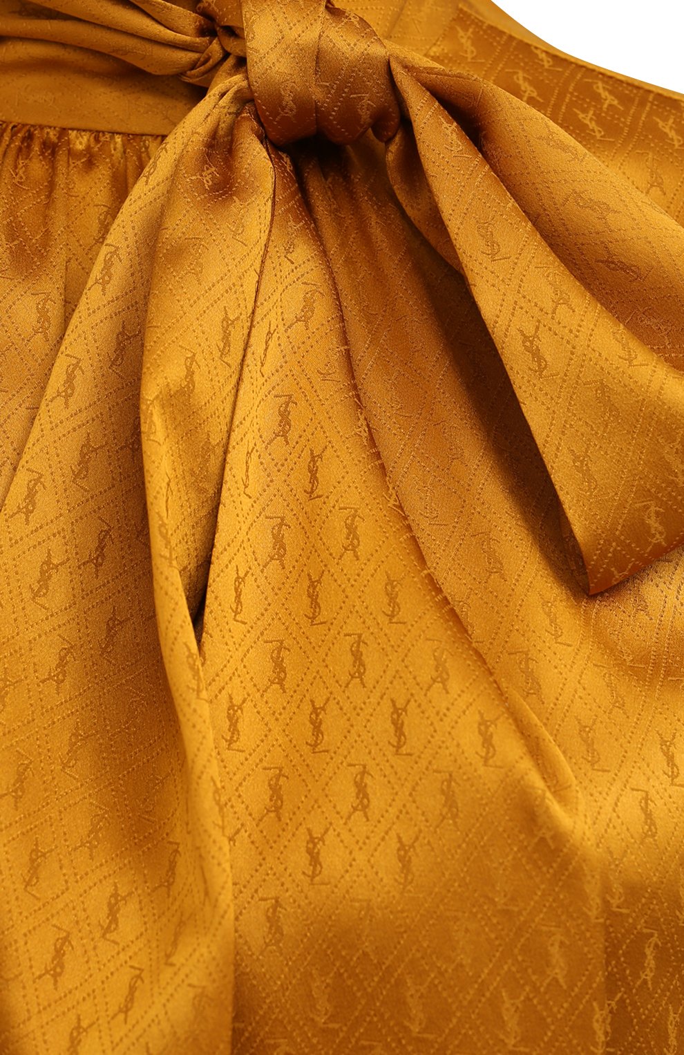 Шелковая блузка SAINT LAURENT, арт. 642360/Y8B58, фото 5