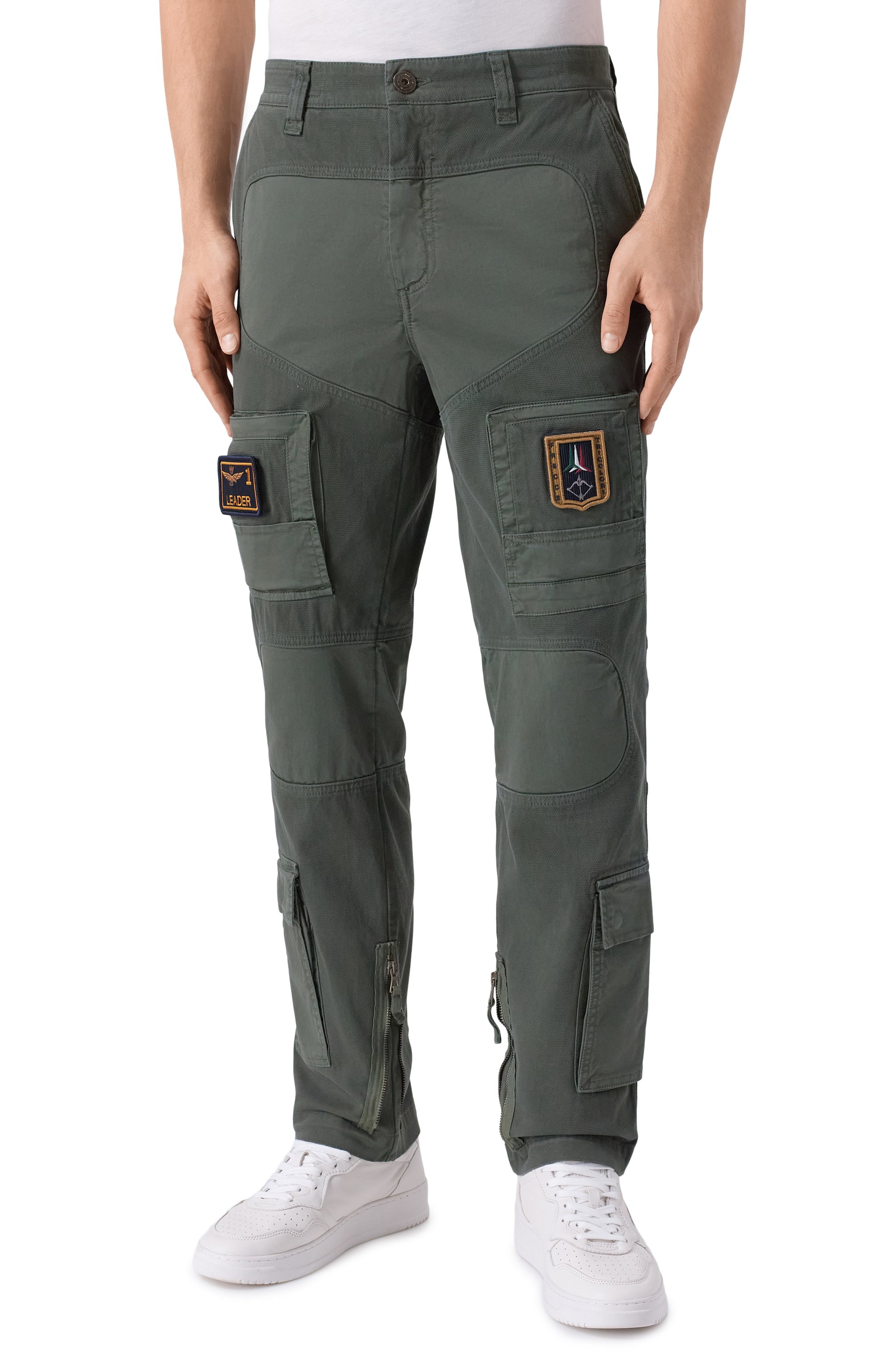 Хлопковые брюки-карго AERONAUTICA MILITARE, арт. PA1664UCT04241, фото 3