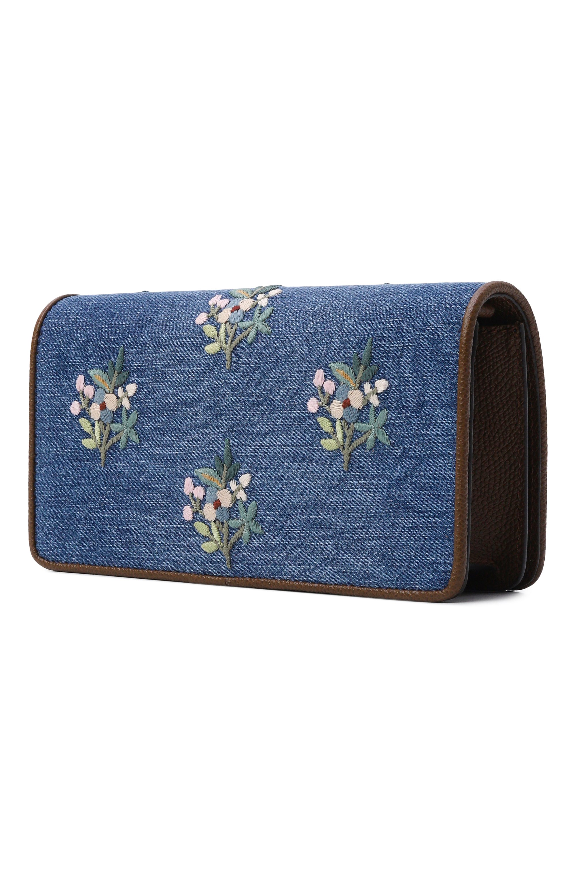 Сумка vlogo mini VALENTINO синего цвета по цене 154500 руб., арт. 8W0P0AY5/MDU, фото 4 Сумка vlogo mini VALENTINO, арт. 8W0P0AY5/MDU, фото 4