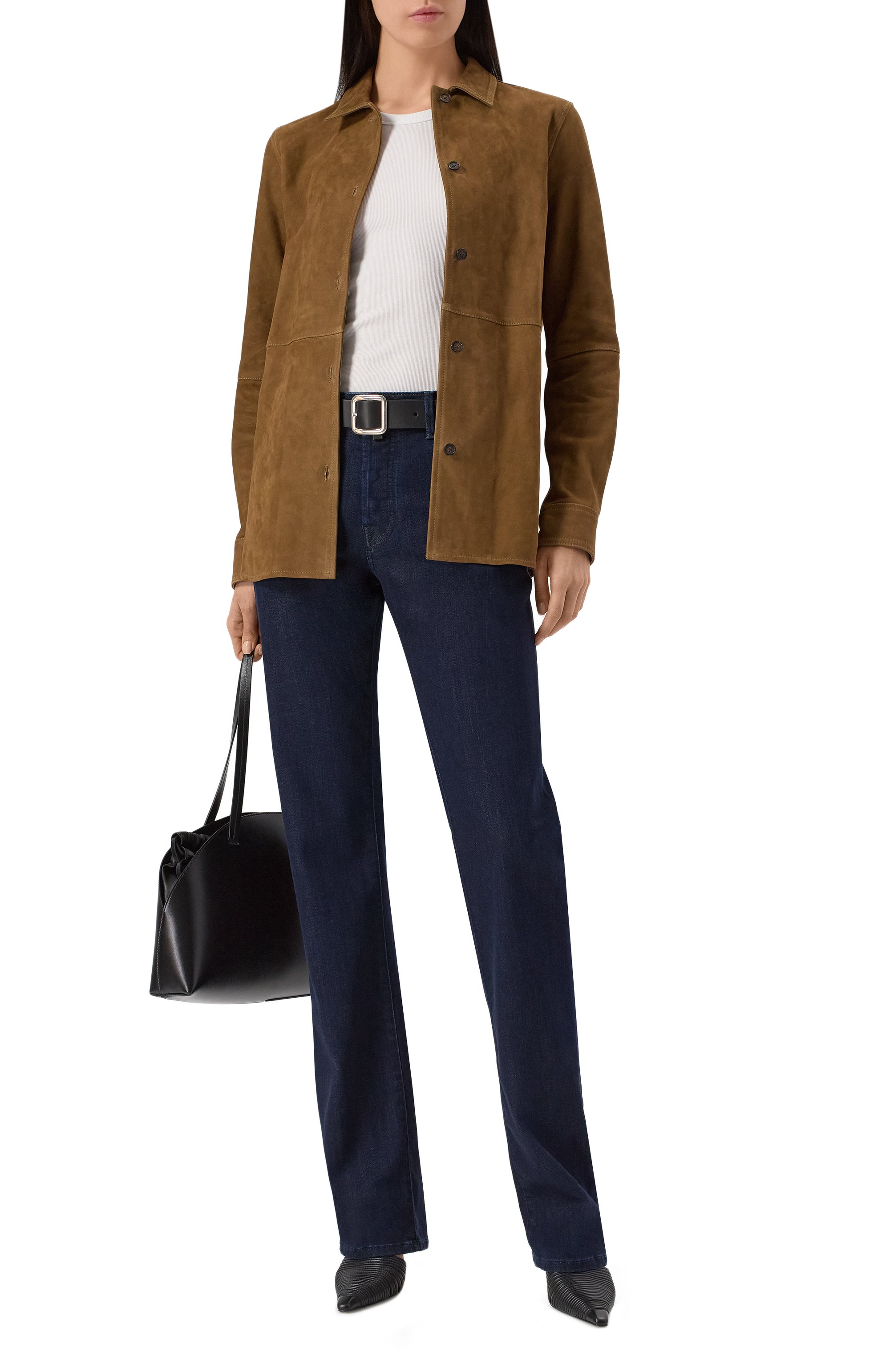 Замшевая куртка-рубашка TOTEME, арт. 242-WRT1768-LE0005, фото 2