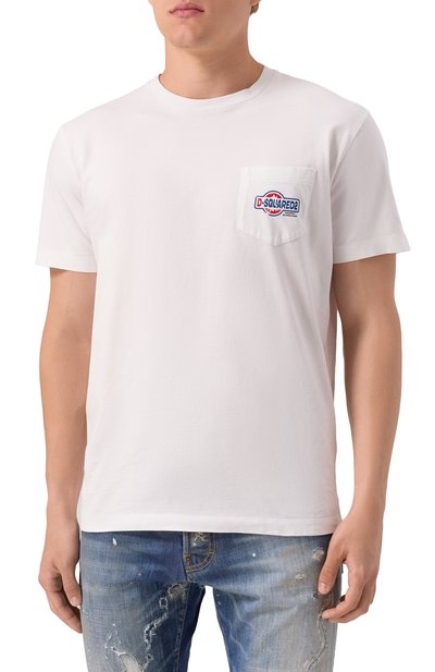 Хлопковая футболка DSQUARED2, арт. S74GD1449/D20020, фото 3