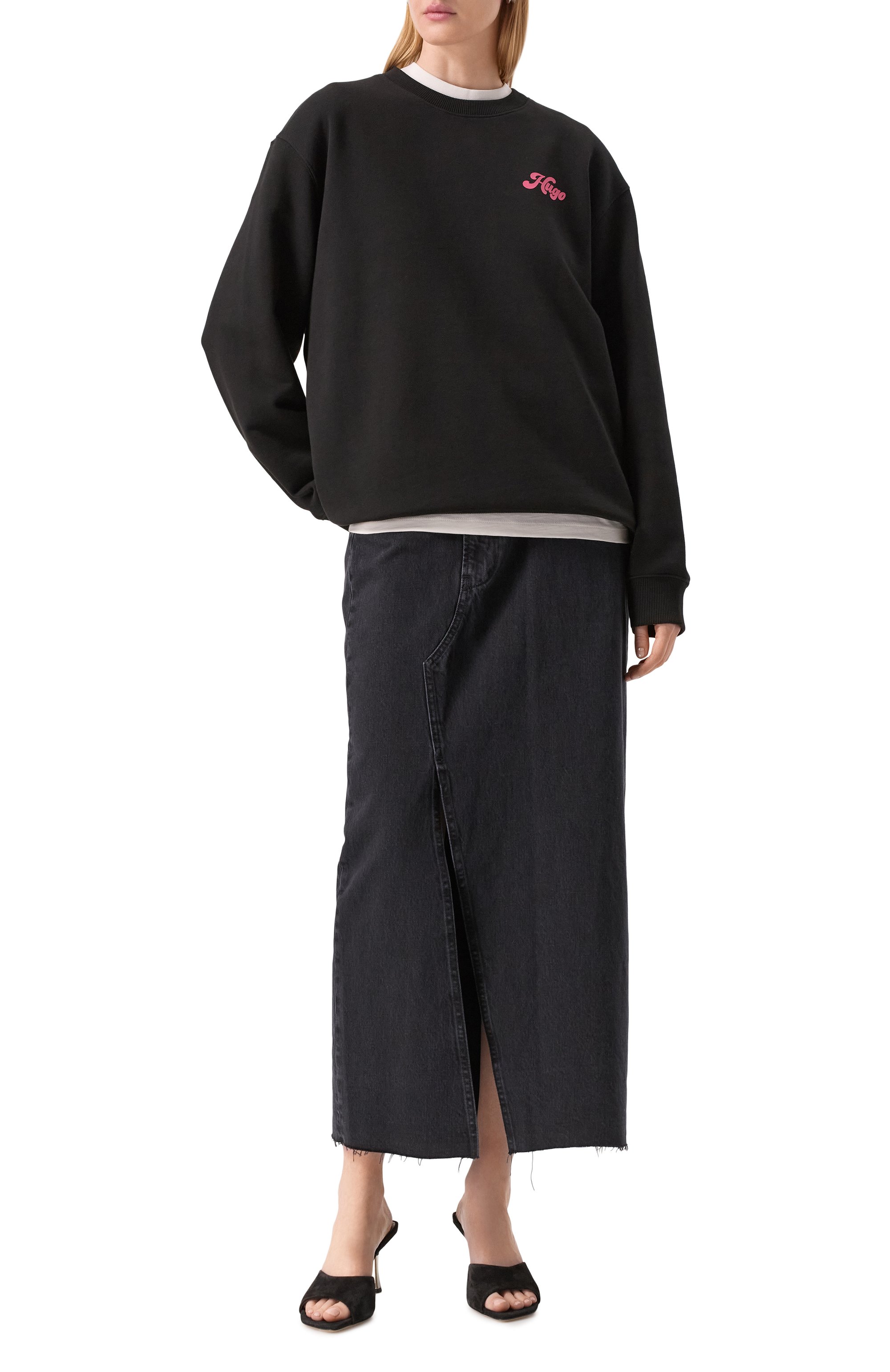 Хлопковый свитшот HUGO, арт. 50540925, фото 2