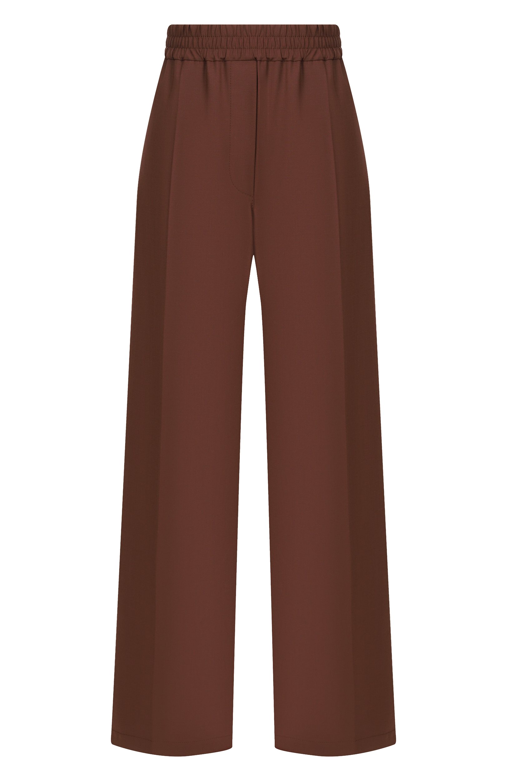 Шерстяные брюки BRUNELLO CUCINELLI коричневого цвета по цене 157500 руб., арт. M0W07P9002, фото 1 Шерстяные брюки BRUNELLO CUCINELLI, арт. M0W07P9002, фото 1