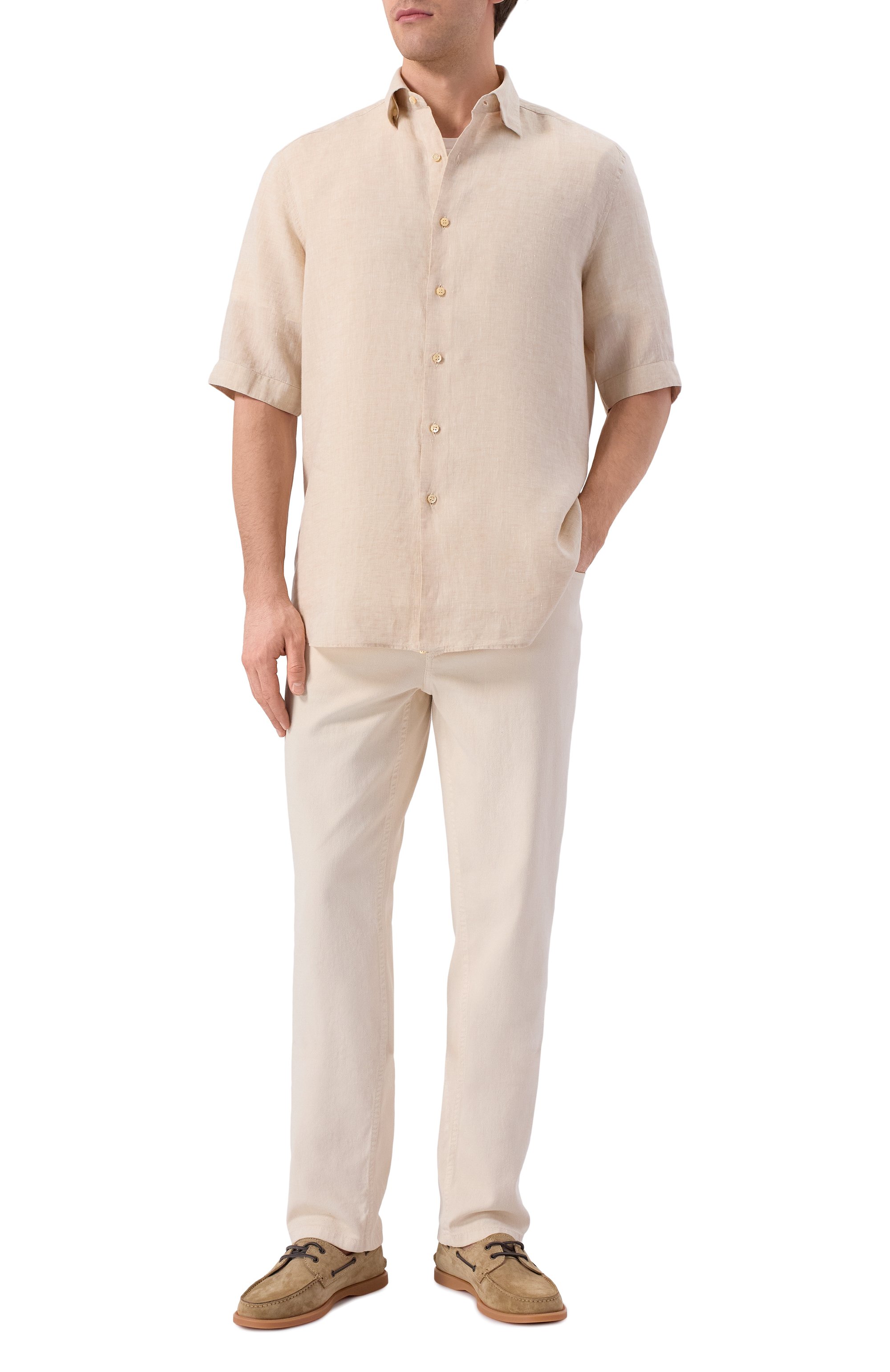 Льняная рубашка STEFANO RICCI, арт. MC007892/BX2922, фото 2