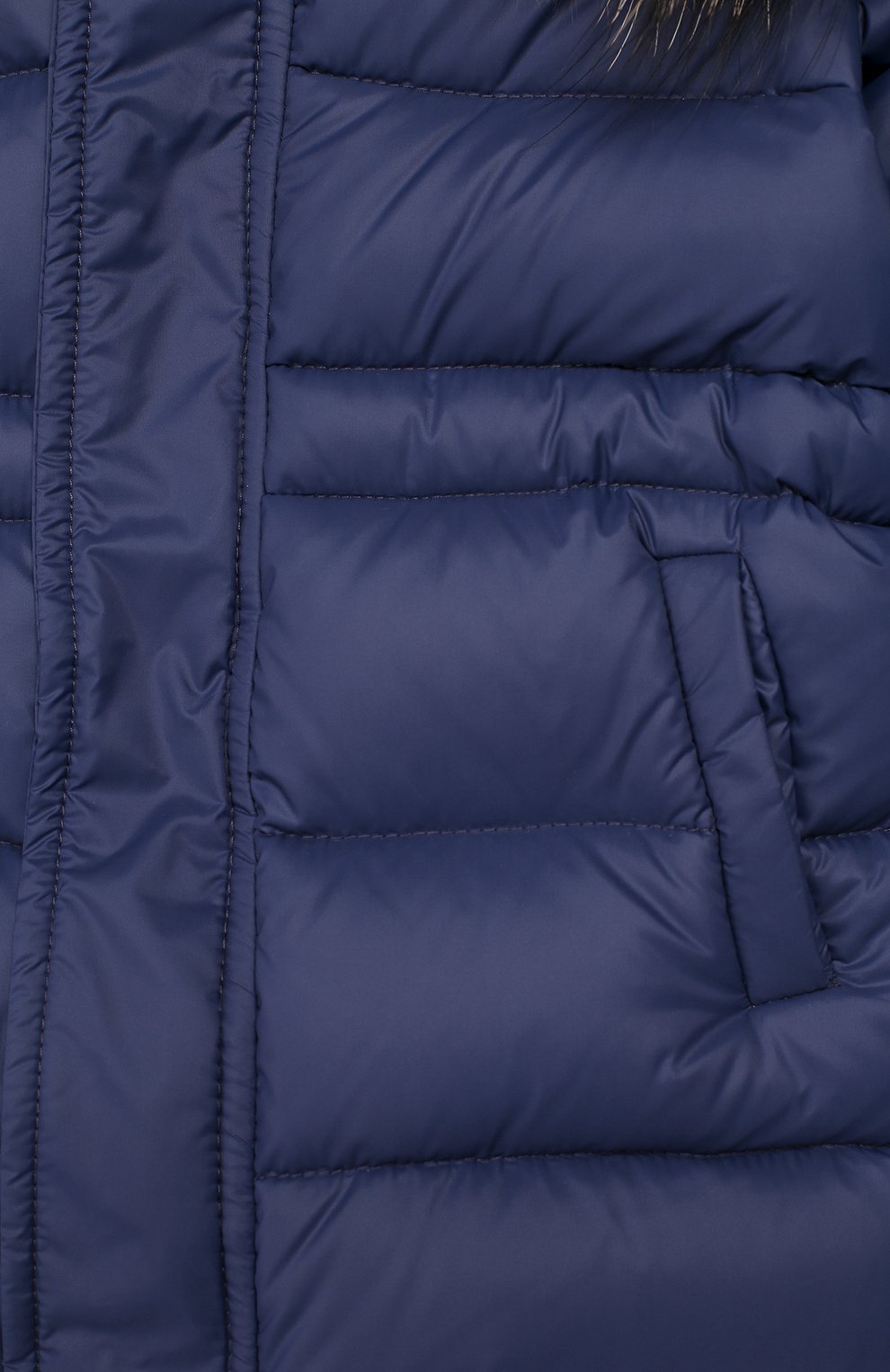 Пуховик с меховой отделкой на капюшоне FENDI, арт. BMA090/A4RT/12M-24M, фото 3