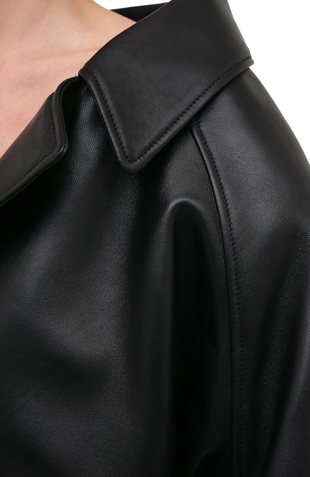 Кожаное пальто BALENCIAGA, арт. 640982/TES07, фото 6