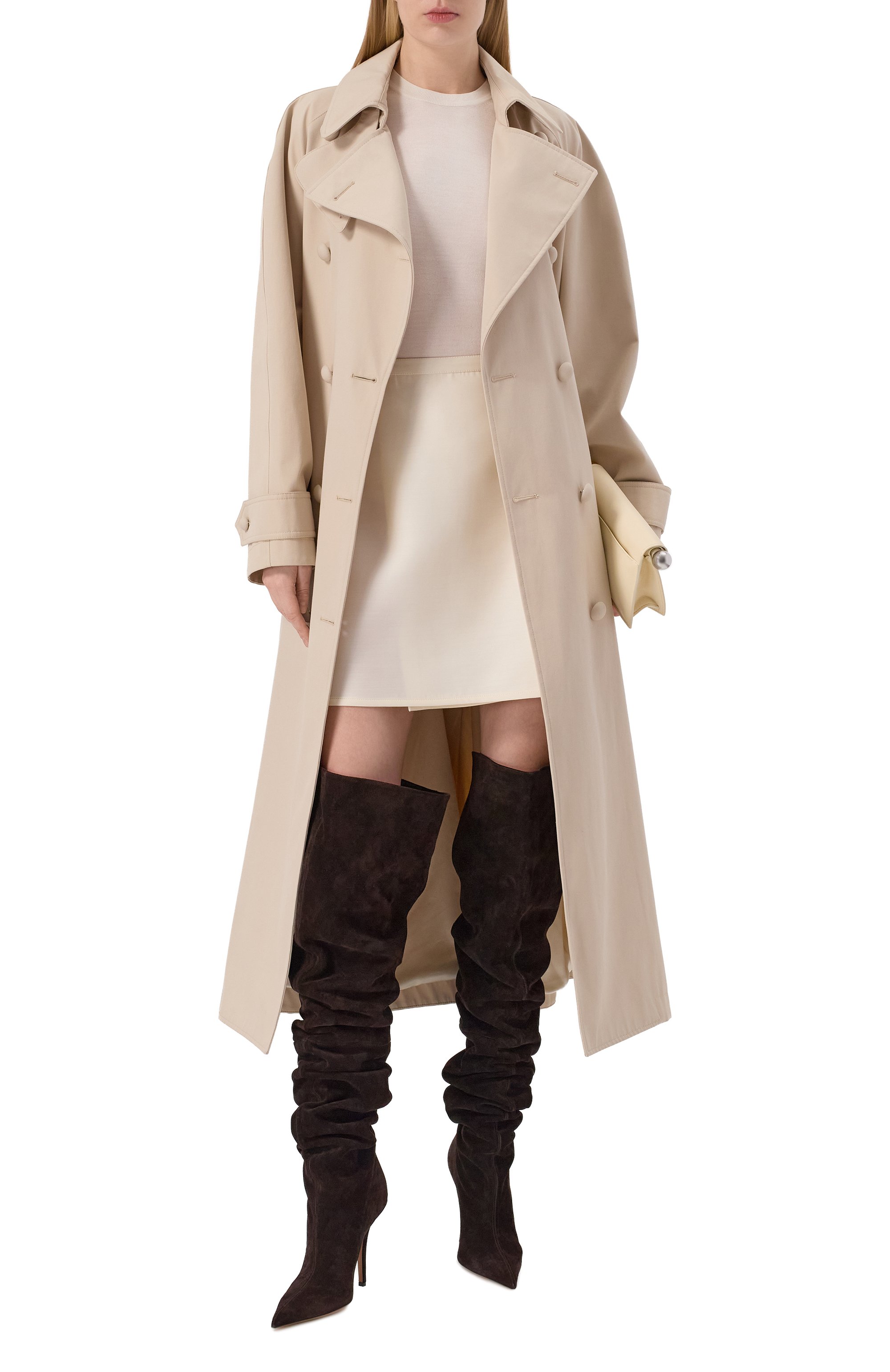 Замшевые ботфорты jessica 105 PARIS TEXAS темно-коричневого цвета по цене 170000 руб., арт. PX1796/XV003, фото 3 Замшевые ботфорты jessica 105 PARIS TEXAS, арт. PX1796/XV003, фото 3