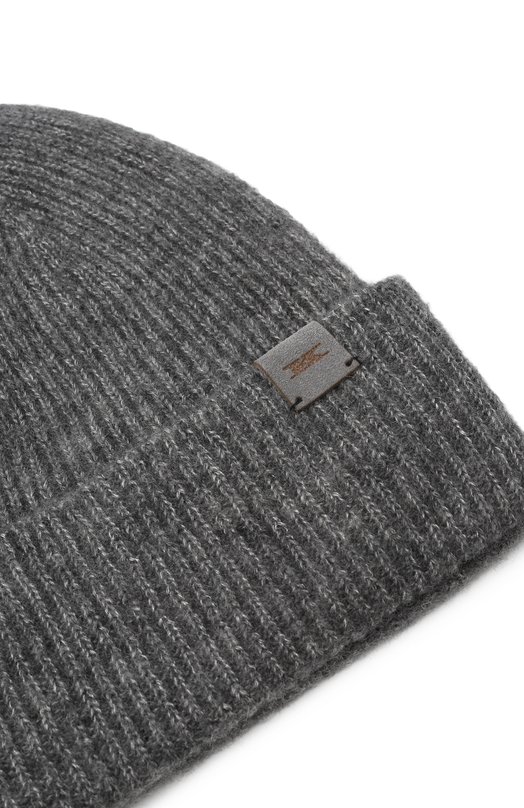 Шапка из кашемира и шелка Kiton D60768K0501H07 Серый  D60768K0501H07 Фото 4