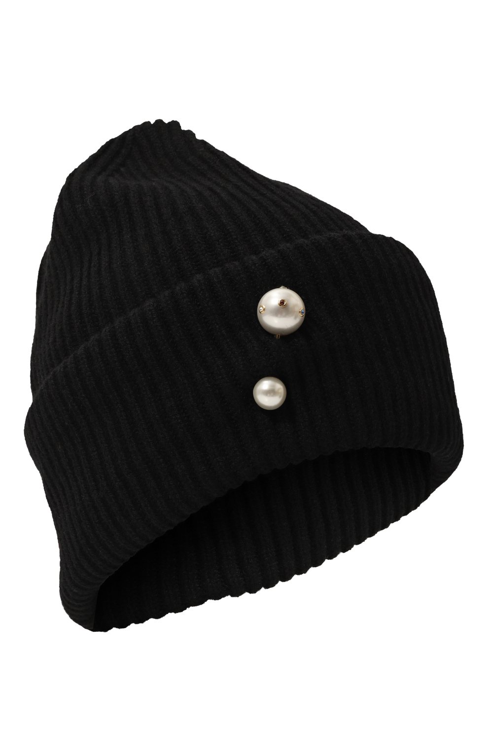 Кашемировая шапка INVERNI черного цвета по цене 32450 руб., арт. 4610CMA, фото 1 Кашемировая шапка INVERNI, арт. 4610CMA, фото 1
