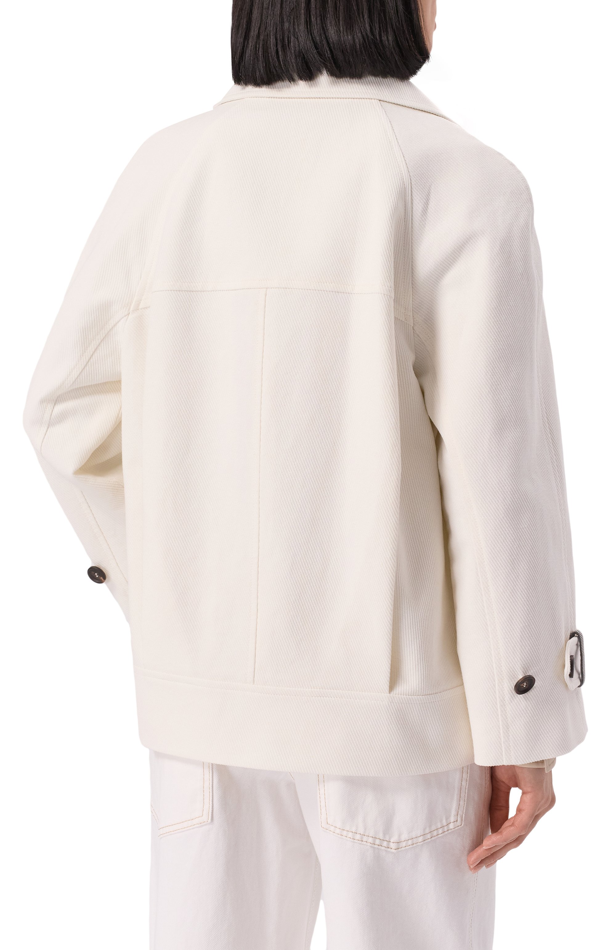 Полупальто из хлопка и льна BRUNELLO CUCINELLI, арт. MH5347892, фото 4