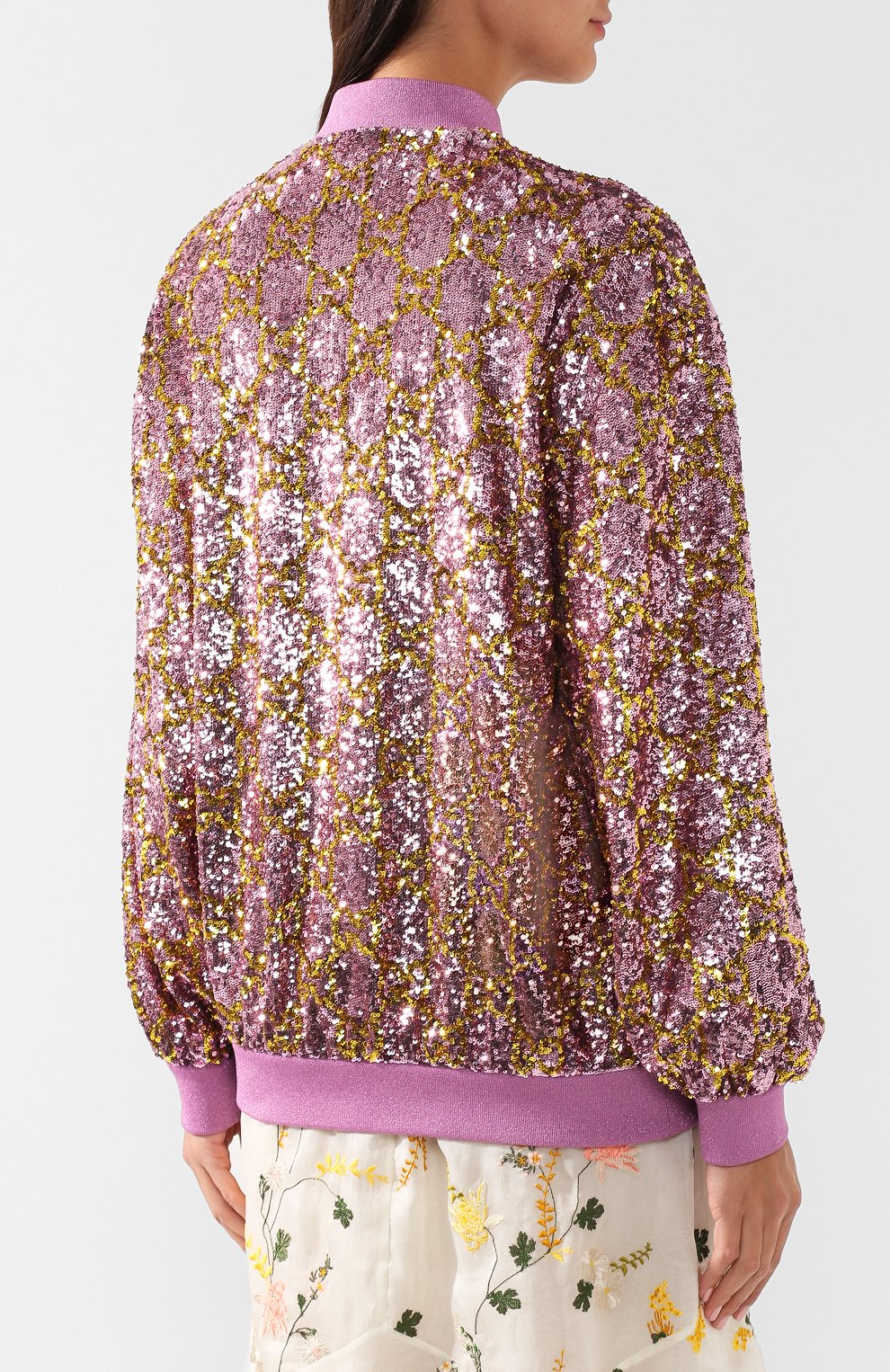 Бомбер на молнии с пайетками GUCCI, арт. 543472/X926B, фото 4