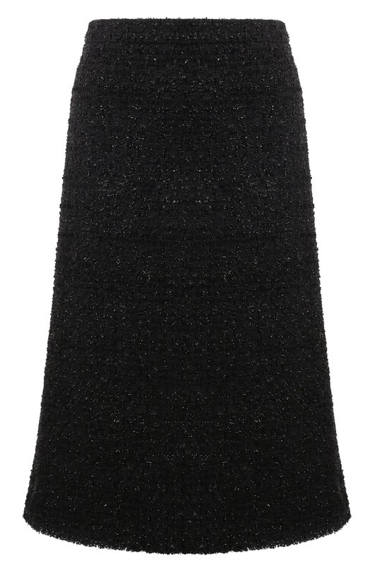 Твидовая юбка Balenciaga 751372/T0P07 Чёрный 751372/T0P07