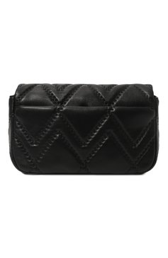 Женская сумка j marc MARC JACOBS (THE) черного цвета, арт. 2S3HSH023H03 | Фото 6 (Сумки-технические: Сумки через плечо; Размер: medium; Материал: Натуральная кожа; Материал сплава: Проставлено; Ремень/цепочка: На ремешке; Драгоценные камни: Проставлено)