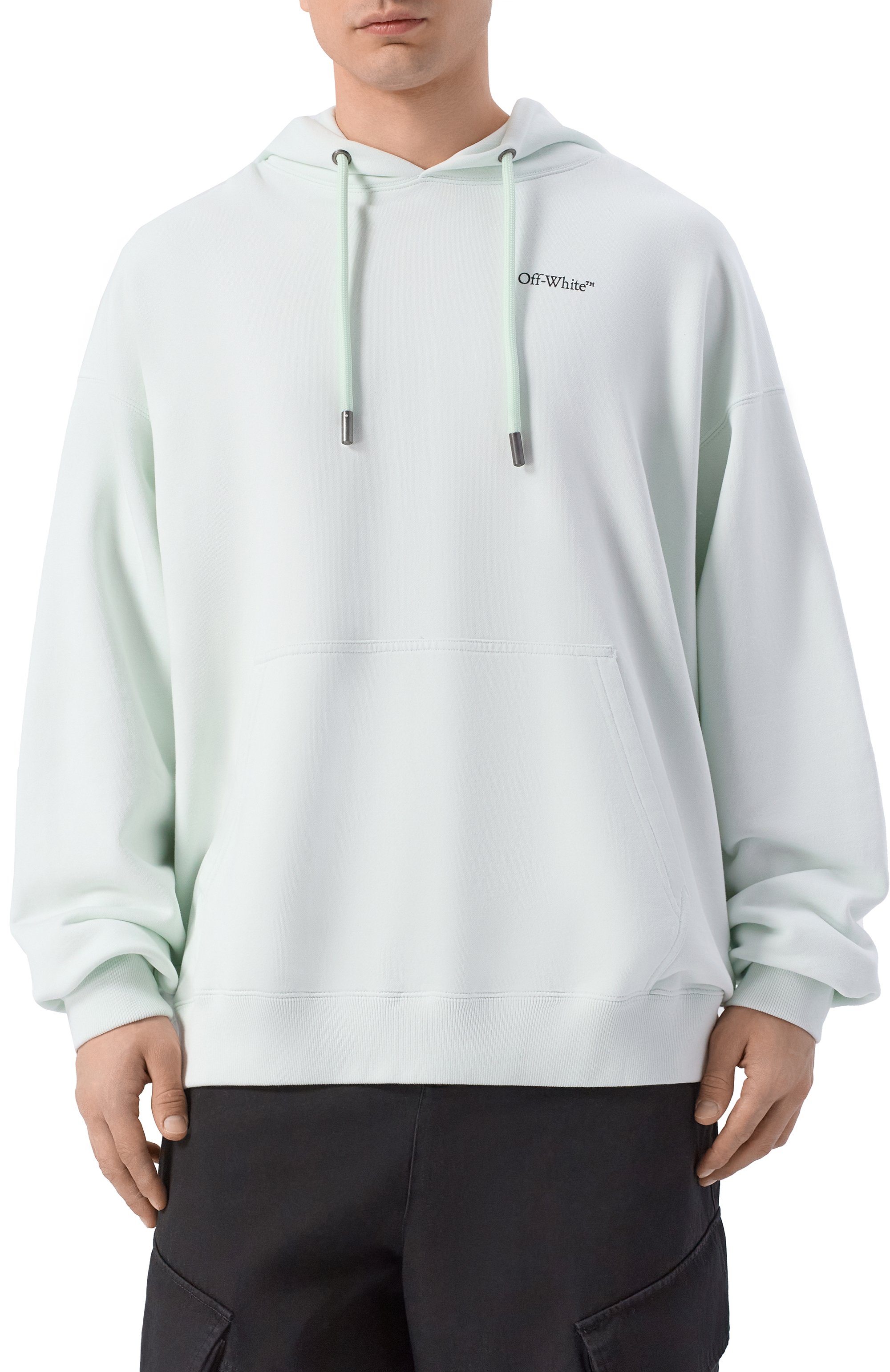 Хлопковое худи OFF-WHITE, арт. 0MBB085S26FLE00A, фото 3