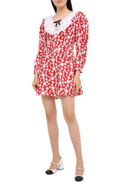 Шелковое платье MIU MIU, арт. MF3901-1XLE-F0011, фото 2