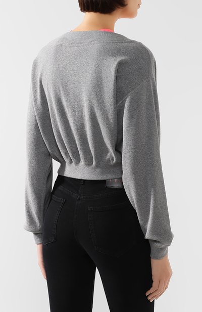 Шерстяной пуловер ALEXANDERWANG.T серого цвета по цене 29600 руб., арт. 4KC2191090, фото 4 Шерстяной пуловер ALEXANDERWANG.T, арт. 4KC2191090, фото 4