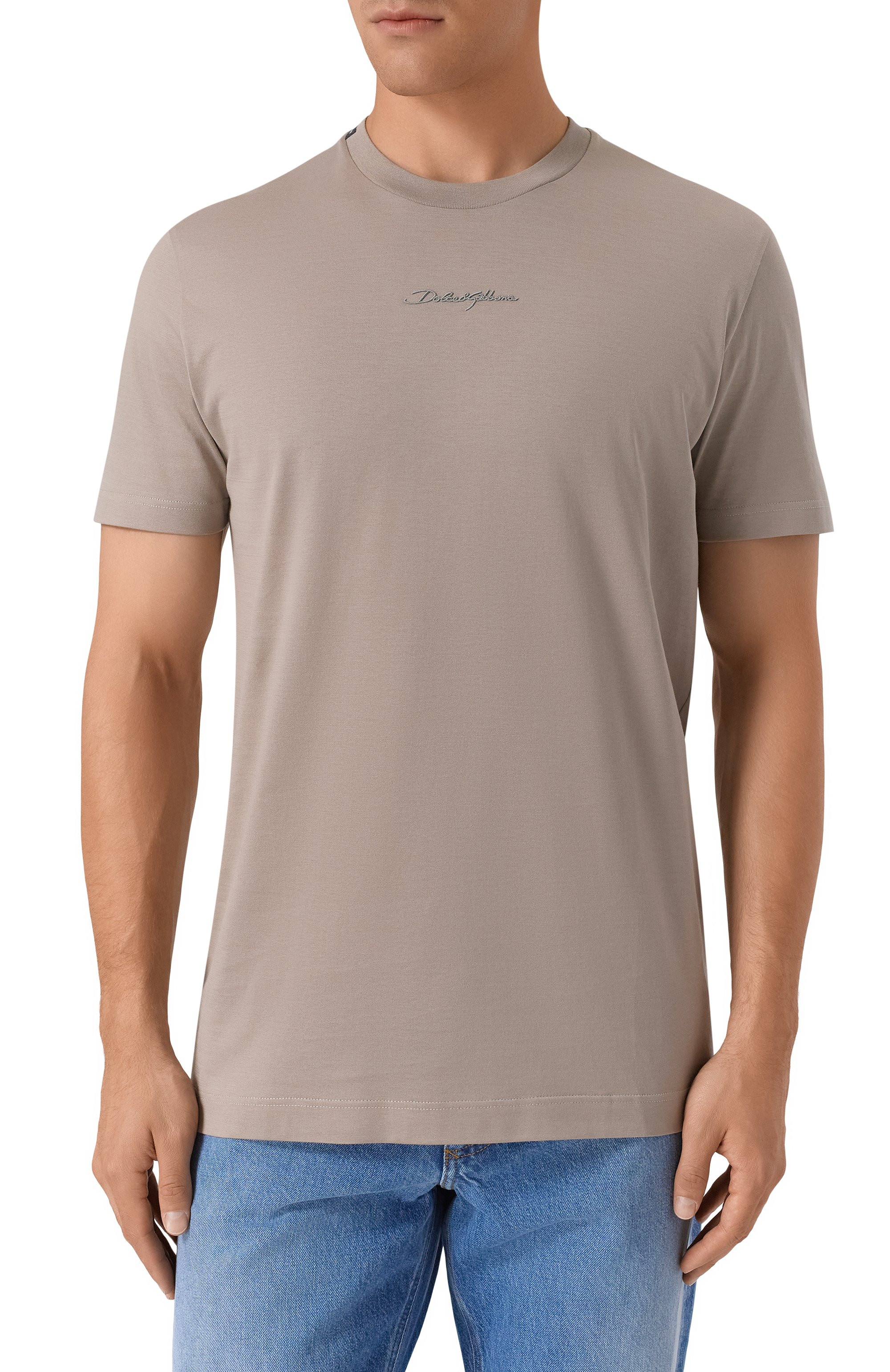 Хлопковая футболка DOLCE & GABBANA, арт. G8RN8Z/G7NUB, фото 3