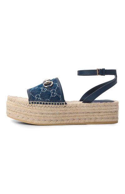 Комбинированные босоножки GUCCI, арт. 817228/FAD9U, фото 4