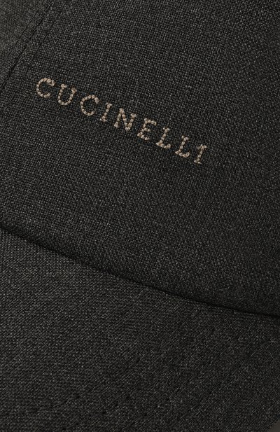 Шерстяная бейсболка BRUNELLO CUCINELLI, арт. MB4079977, фото 4