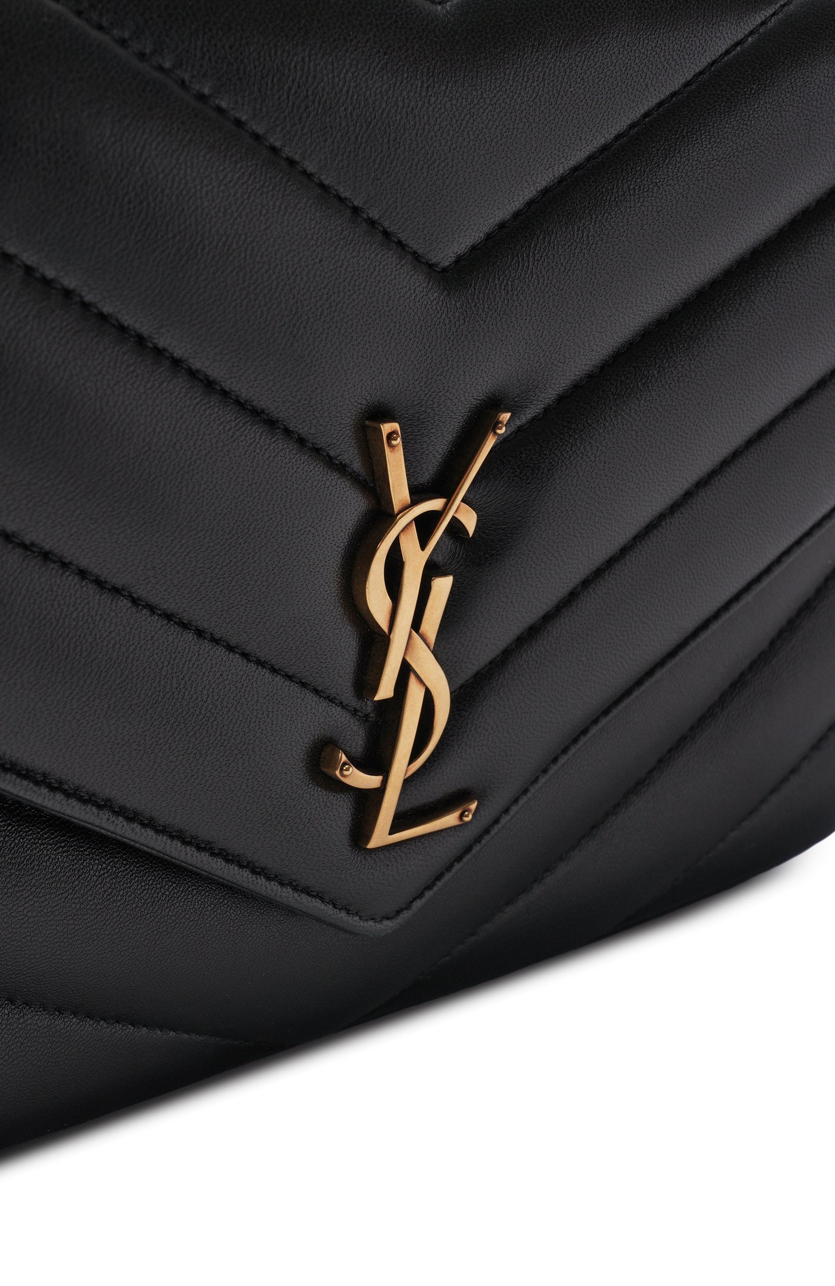 Сумка loulou medium SAINT LAURENT черного цвета по цене 399500 руб., арт. 801439/AAEAX, фото 6 Сумка loulou medium SAINT LAURENT, арт. 801439/AAEAX, фото 6