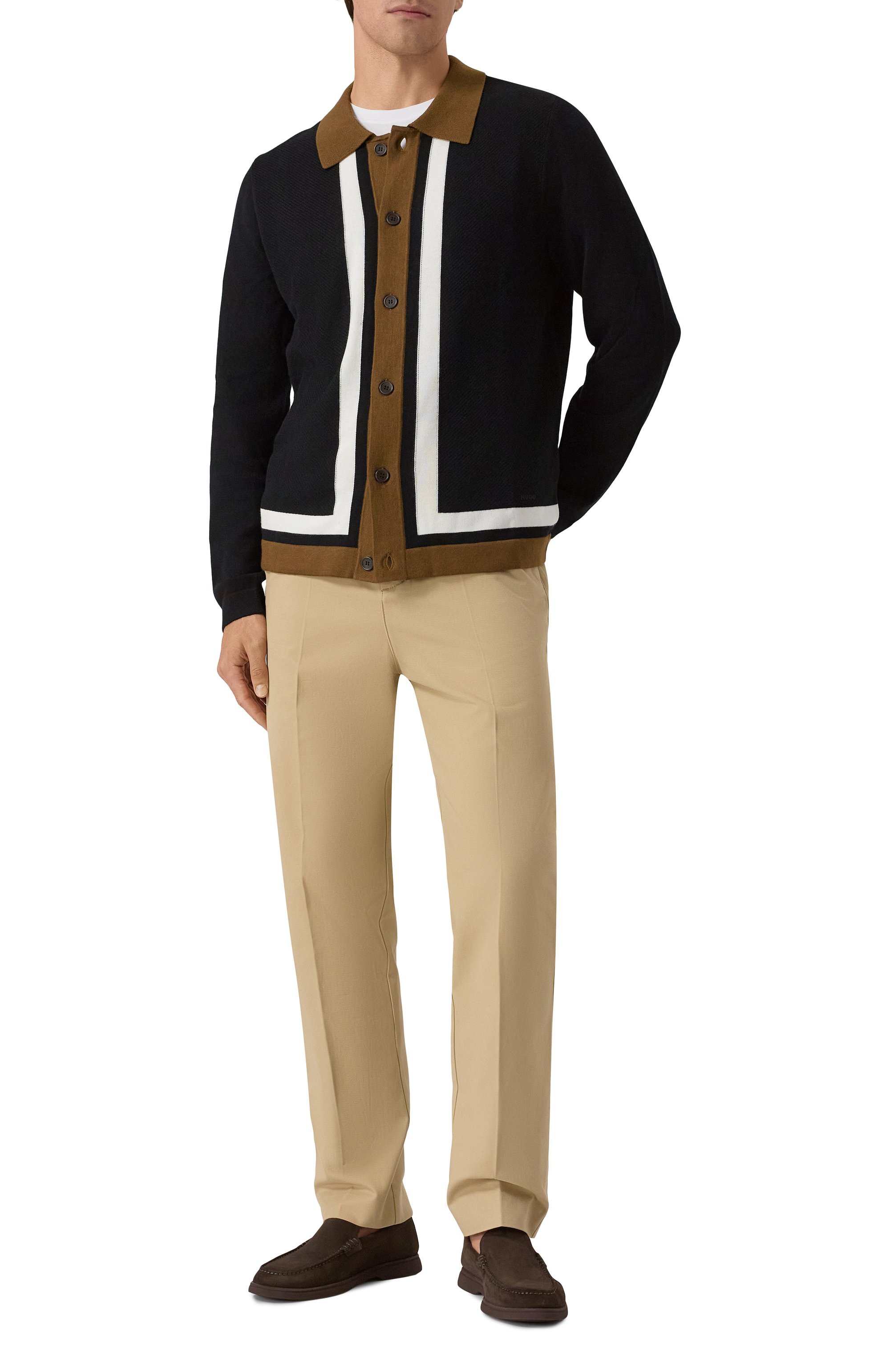 Хлопковые брюки HUGO, арт. 50541394, фото 2