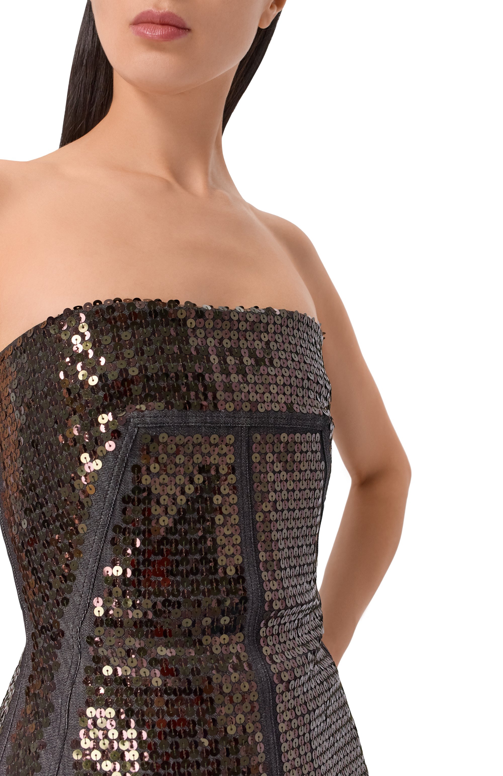 Топ с отделкой пайетками RICK OWENS, арт. RP01F6127/SRAKM3, фото 5