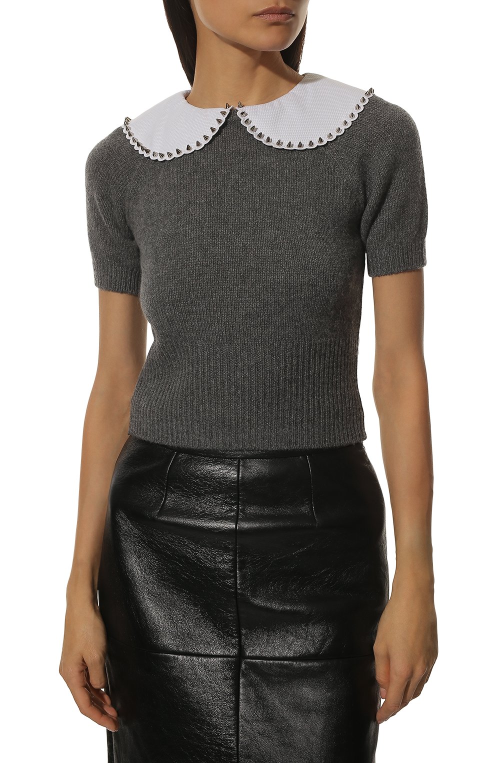 Кашемировый пуловер MIU MIU, арт. MML536-1Z9L-F0480, фото 3