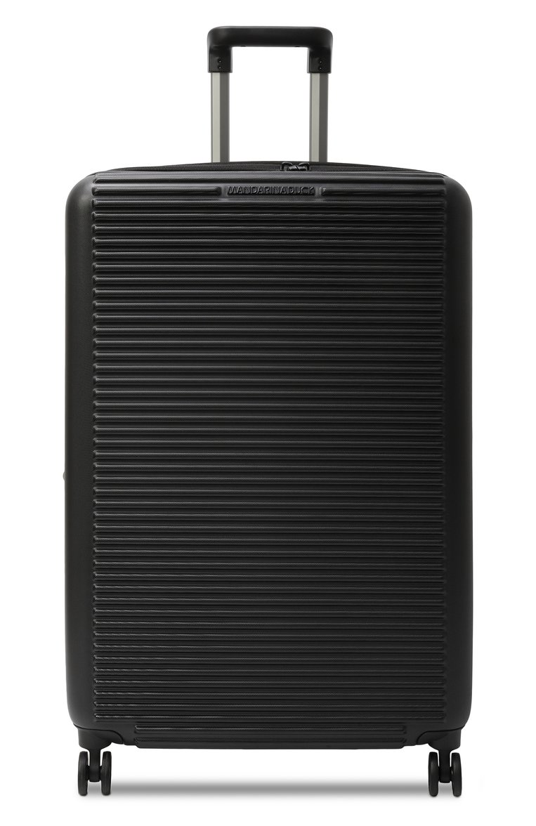 Женский чемодан tank case large MANDARINA DUCK черного цвета, арт. FSV24-651 | Фото 6 (Материал: Пластик; Размер: large; Автоматизация состава: Проставлено; Автоматизация ТО: Проставлено)