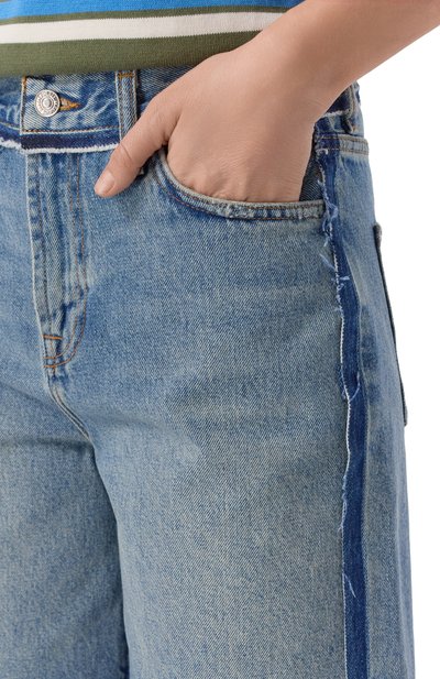 Джинсовые шорты lola 7 FOR ALL MANKIND, арт. 7U870E35-3DL, фото 5