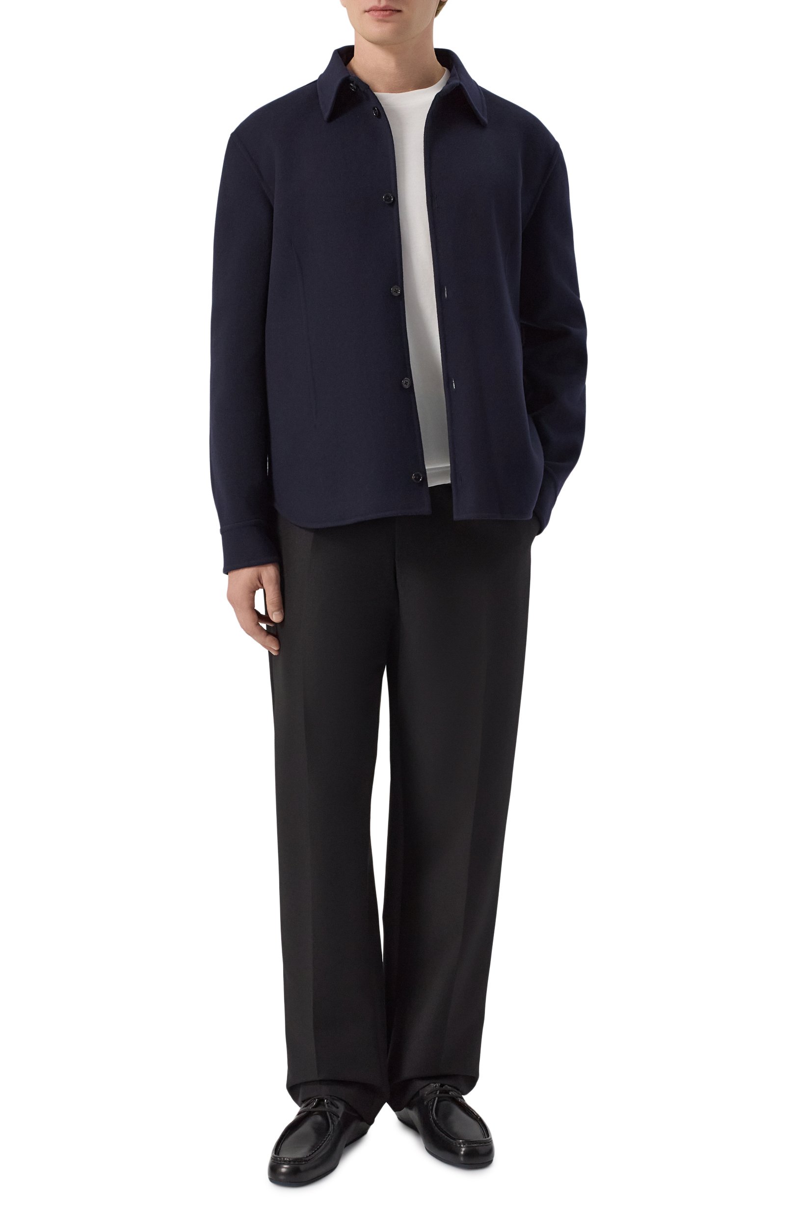 Шерстяная куртка-рубашка JIL SANDER, арт. J22SW0175/J40035, фото 2
