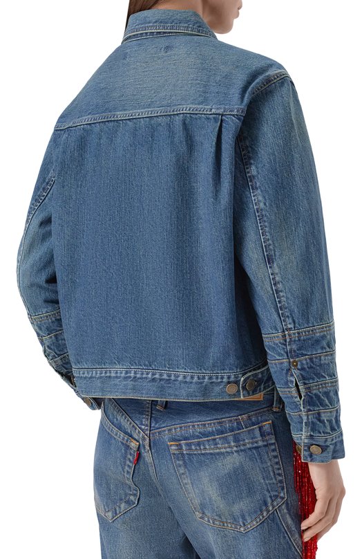 Джинсовая куртка Undercover UP1F1202 Синий  UP1F1202 Фото 4