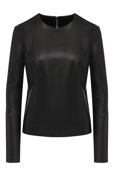 Женский кожаный топ HELMUT LANG, арт. J05HW501