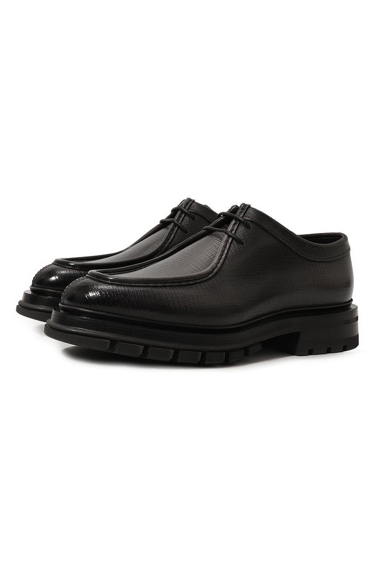 Кожаные дерби SANTONI, арт. MCCG17743MM7HTU6N50, фото 1