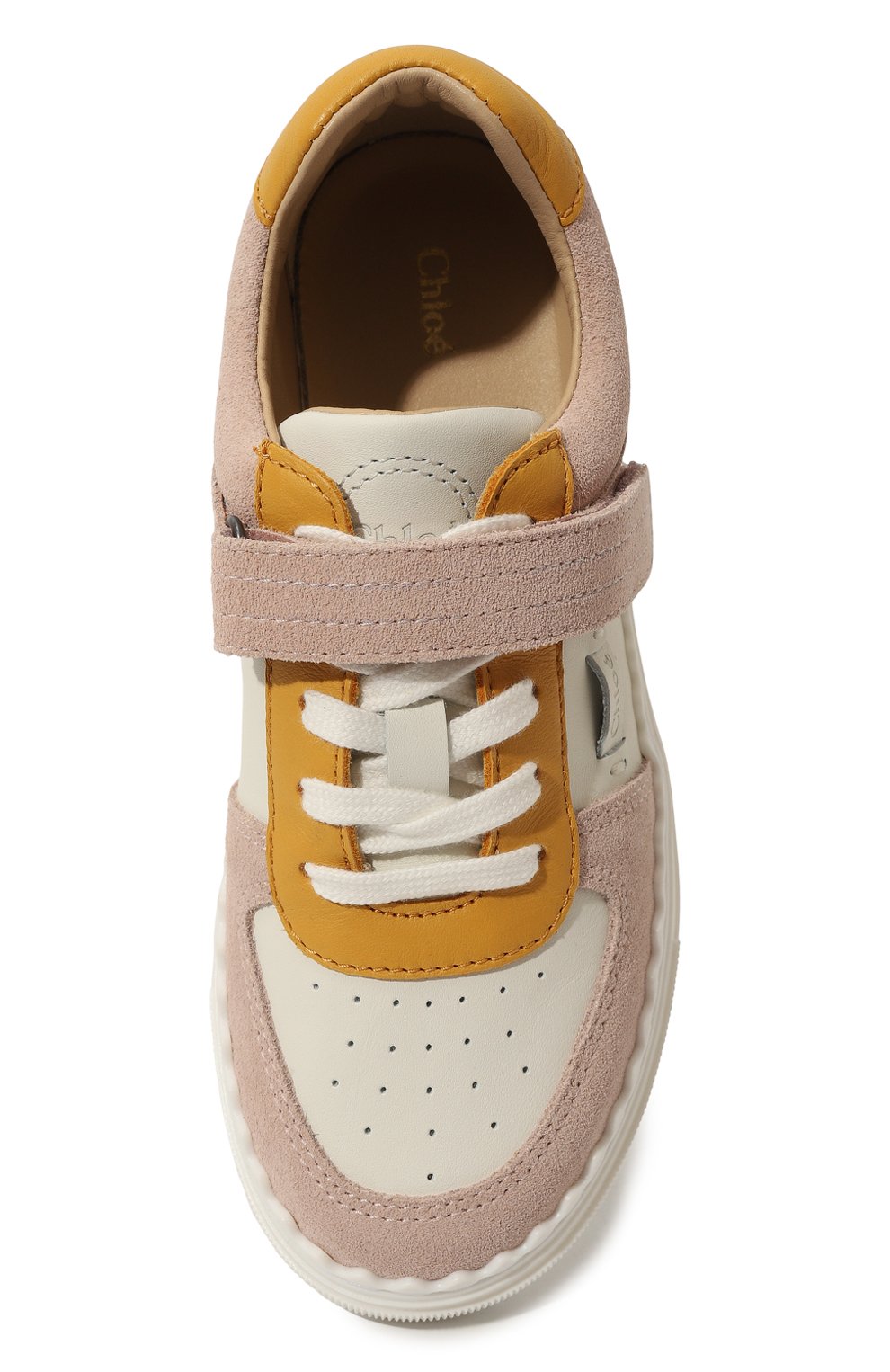 Кожаные кеды CHLOÉ, арт. C20134/28-35, фото 4