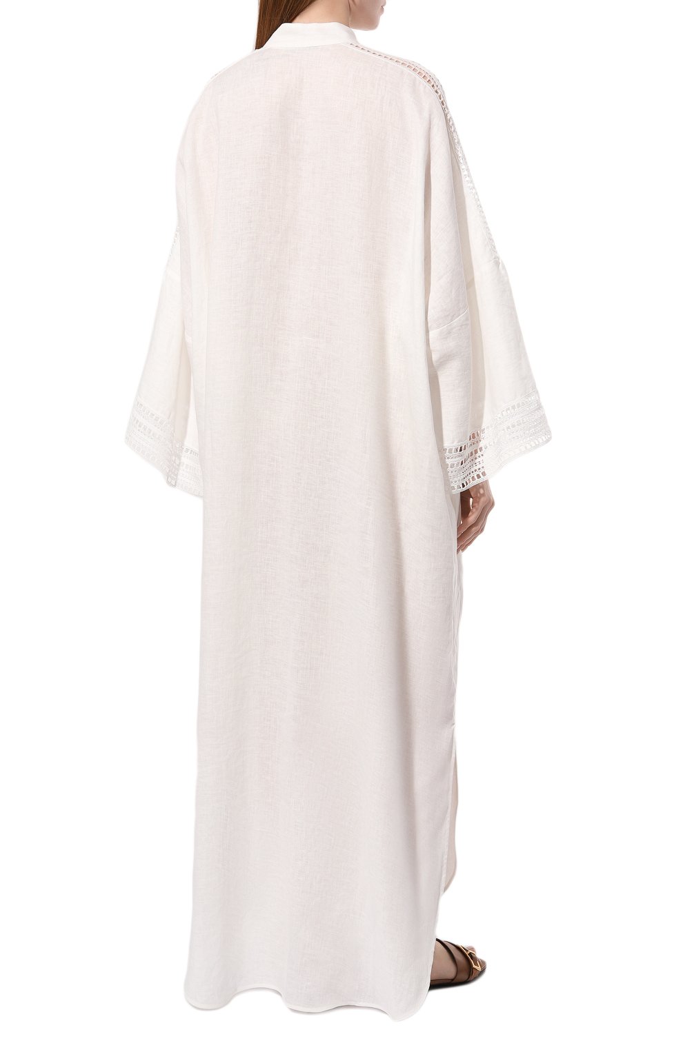 Льняная туника ERMANNO SCERVINO, арт. D444Q619HJC, фото 4