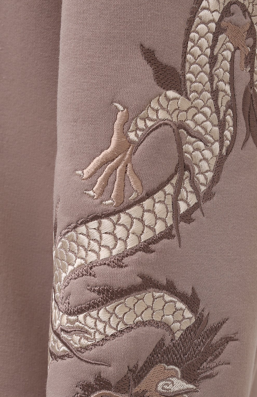 Хлопковое худи SEVEN LAB, арт. HW20-dragon EM cocoa, фото 5