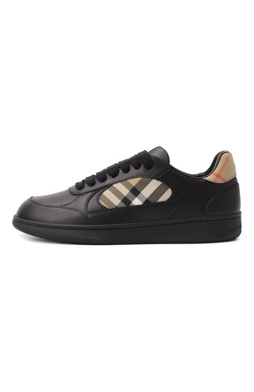 Комбинированные кеды Terrace Burberry 8108650 Чёрный  8108650 Фото 4