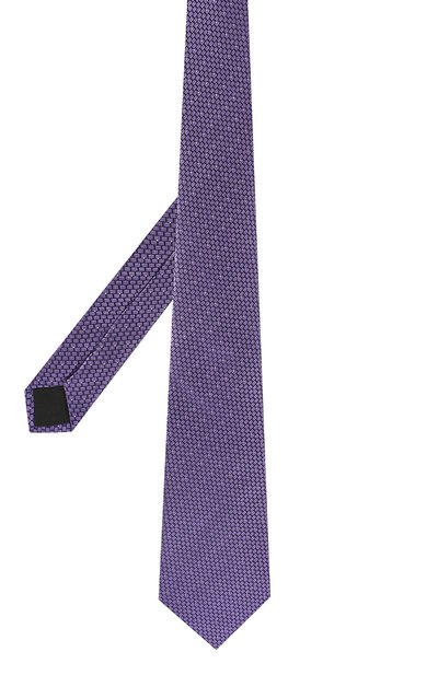 Шелковый галстук LANVIN фиолетового цвета по цене 11350 руб., арт. 2581/TIE, фото 2 Шелковый галстук LANVIN, арт. 2581/TIE, фото 2