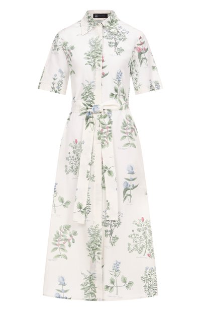 Женское платье из хлопка и шелка COLOMBO, арт. AB00358/F/T0294-U-1Z