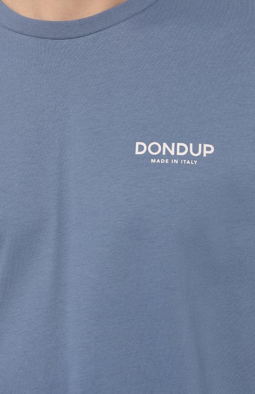 

Хлопковая футболка Dondup, Синий