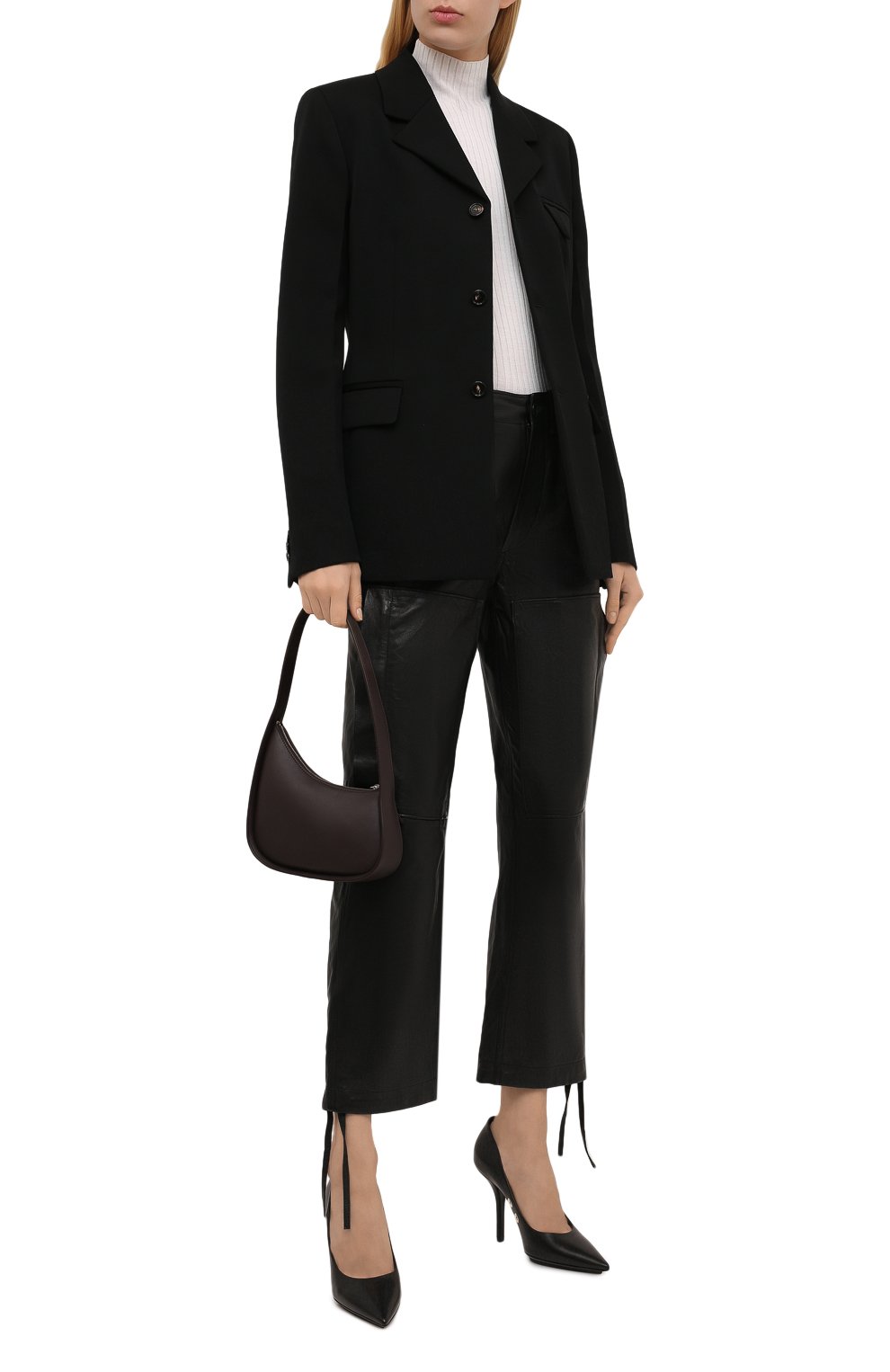 Кожаные брюки POLO RALPH LAUREN, арт. 211814942, фото 2