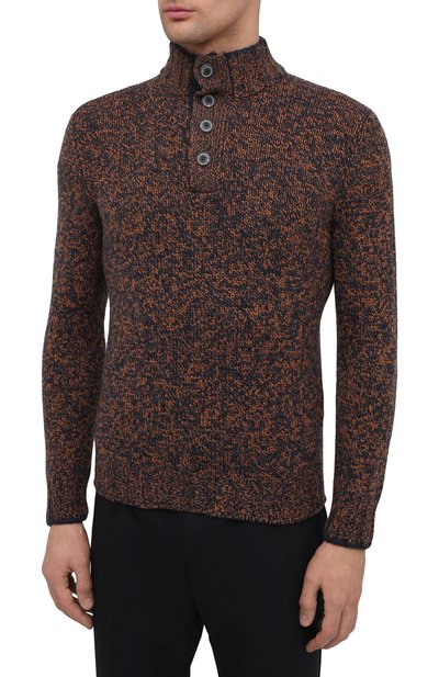 Шерстяной свитер GRAN SASSO коричневого цвета по цене 31250 руб., арт. 10102/25704, фото 3 Шерстяной свитер GRAN SASSO, арт. 10102/25704, фото 3