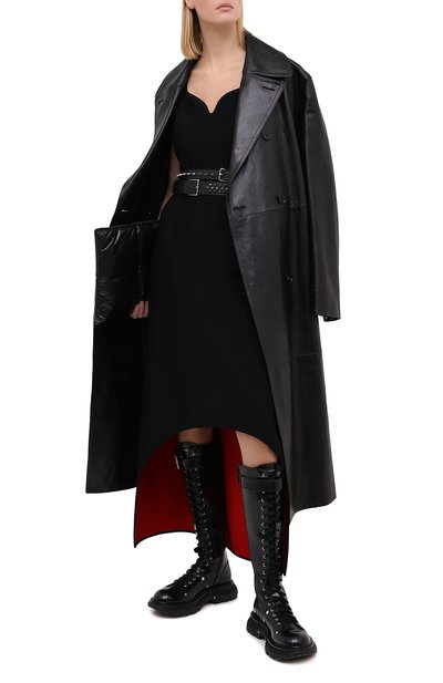 Платье из вискозы ALEXANDER MCQUEEN, арт. 641914/Q1AR2, фото 2