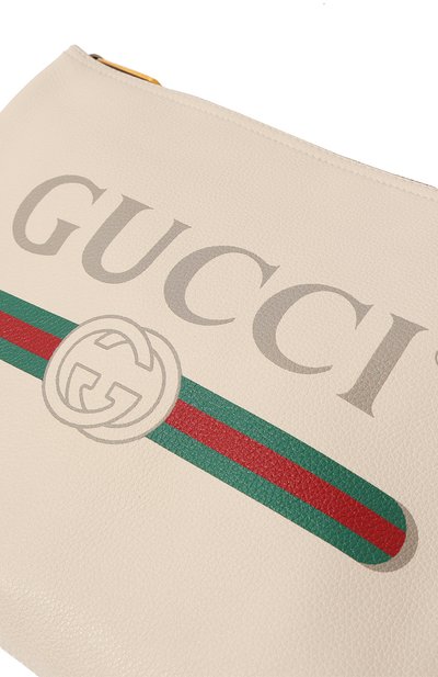 Кожаный клатч GUCCI кремового цвета по цене 106560 руб., арт. 500981 0GCAT, фото 3 Кожаный клатч GUCCI, арт. 500981 0GCAT, фото 3