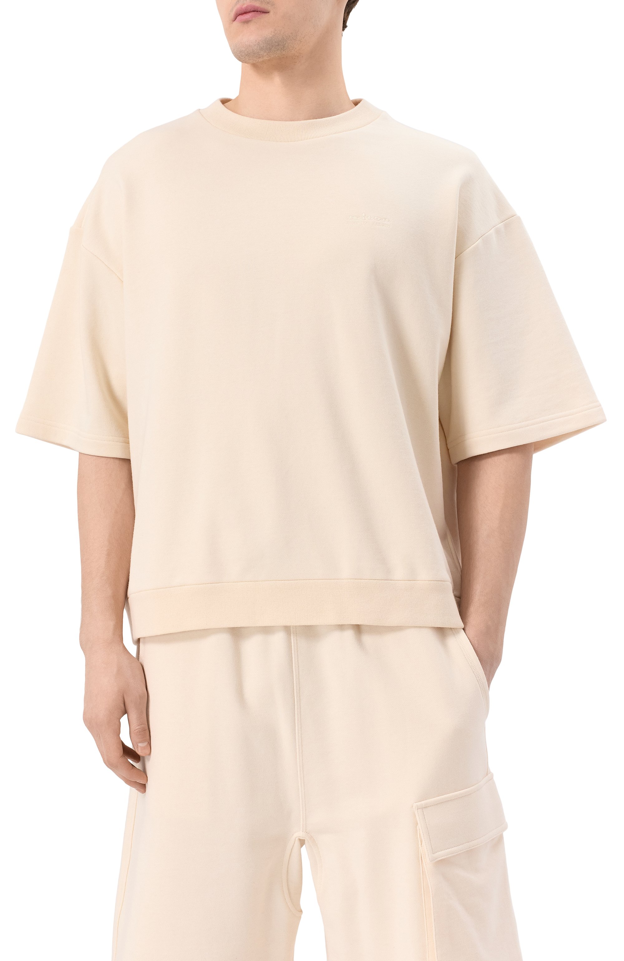 Футболка из хлопка и шелка KITON, арт. UMM063108, фото 3