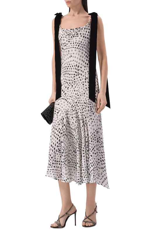 Кожаные босоножки Josephine Julia 100 Casadei 1L438B1001/C2953 Серый  1L438B1001/C2953 Фото 3